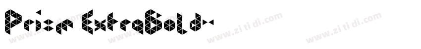 Prism ExtraBold字体转换